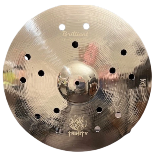 18" Trinity Brilliant Holey Crash Cymbal - Special Order