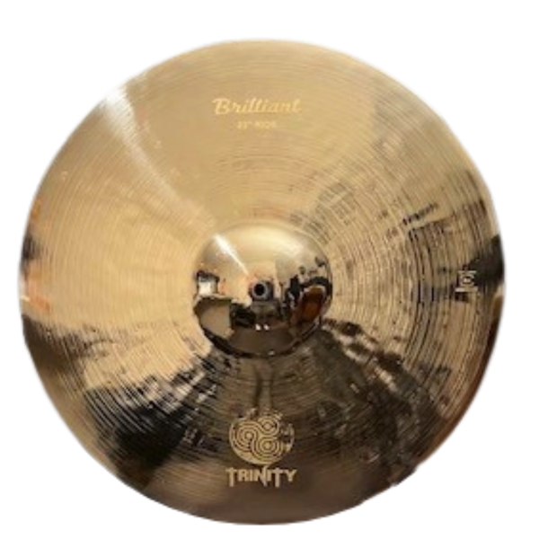 22" Trinity Brilliant Ride Cymbal - White Logo